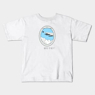 Airplane window Kids T-Shirt